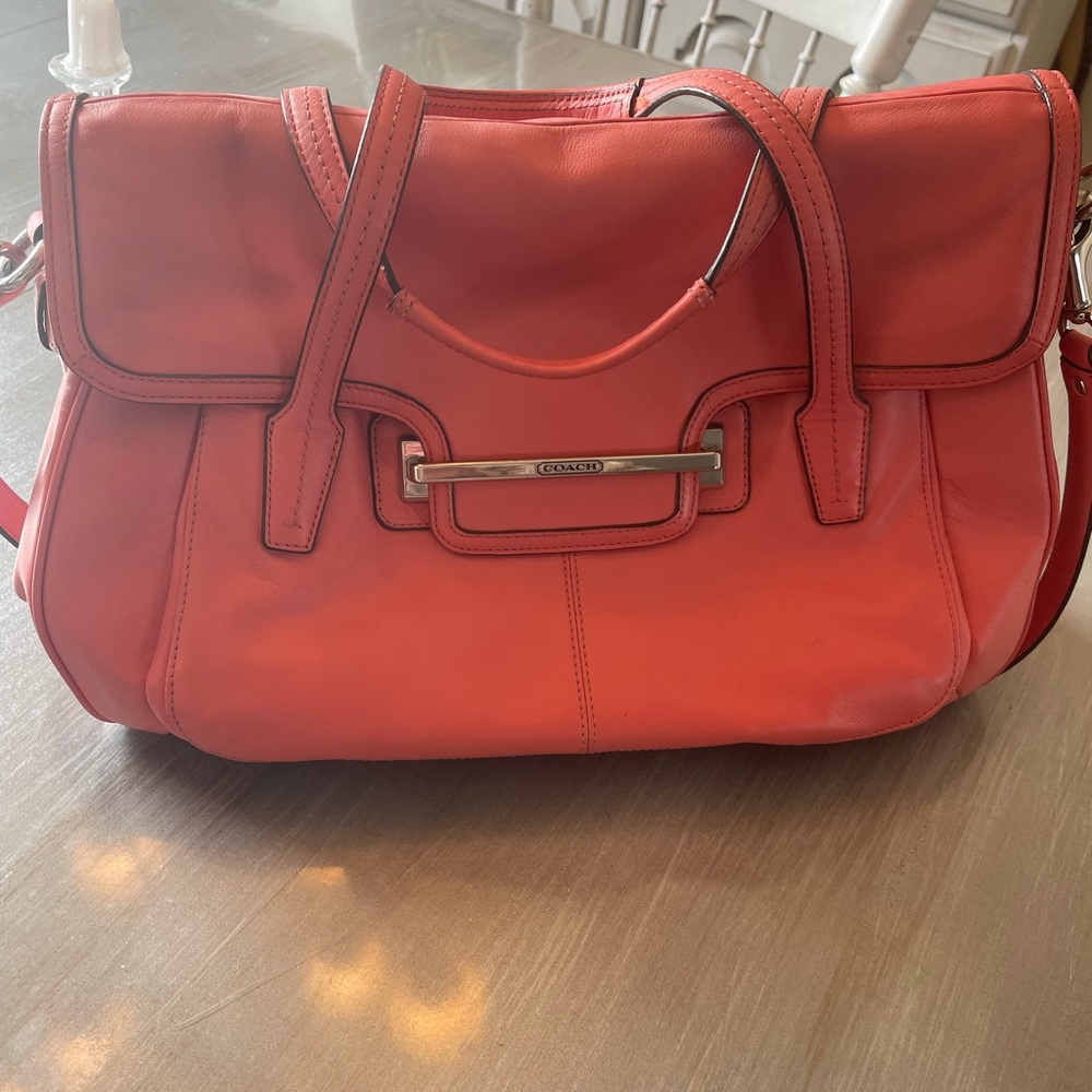 Authentic Leather Coach Purse